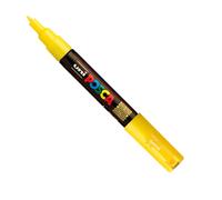 Marqueur Posca Jaune Paille Pc1mc Pointe Conique Extra-Fine