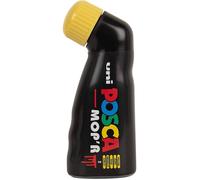 POSCA - Uni Mitsubishi Pencil - Marqueur MOP'R - Pointe Ronde XXL 3-19 mm - Forme Ergonomique, Corps Semi-Rigide - Marqueur Peinture À Base d'Eau - Tout Support - Jaune