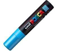 Uni-Ball 186353 - Marqueur POSCA à pointe rectangulaire extra large, bleu clair