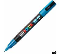 Marqueur POSCA PC-3ML bleu bleu clair (6 pièces)