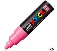 Lot De 6 Marqueurs Pointe Large Conique Pc7m Re Rose