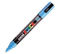 Marqueur Posca PC5M pointe moyenne de 1,8 à 2,5 mm - bleu clair