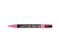 Uni-Ball Marqueur POSCA 186528 - Pointe conique fine 1,5 mm, opaque indélébile - Rose