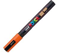 Marqueur - POSCA - Pointe Conique Fine - Orange Foncé - Opaque - Peinture à Base d'Eau