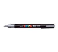 Uni-Ball Marqueur peinture Posca PC-3M, argent - par 1 - Marqueur de laque, Uni-Ball