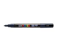 UNIBALL Marqueur à pigment POSCA PC-3M – Pointe ronde – Bleu marine – Indélébile