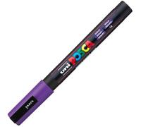 Marqueur POSCA Pointe Conique Fine Violet - Peinture à Base d'Eau - Largeur de Trait 0,9-1,3 mm