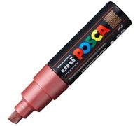 Uni Mitsubishi Pencil Marqueur peinture Posca PC-8K – Rouge métallique