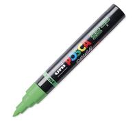 Posca Marqueur PC5BR – Pointe brush moyenne semi-flexible, peinture à base d'eau – Vert clair