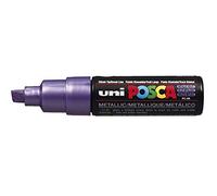 Marqueur Posca Violet Métal - Pointe biseautée 8mm