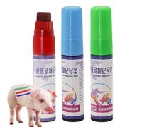 Marqueur Pour Bétail Et Animaux D'Élevage - Lot De 3 Crayons Marqueurs Pour Identification Animale,Crayons de Marquage pour Ovins,pour Bovins, Ovins, Caprins et l'Agriculture