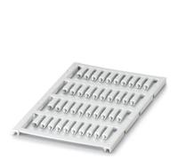 Repère pour conducteur, planche, blanc, vierge, repérable avec : bluemark cled, bluemark led, traceur, type de montage: enfilage, diamètre du câble: 2