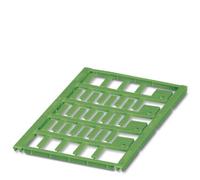 Marqueur pour fil électrique Phoenix Contact UC-WMT (15X4) GN 0824040 Surface de marquage: 15 x 4 mm vert 10 pc(s)