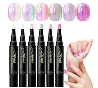 Marqueur pour ongles, outils de manucure à paillettes polarisées, outils de manucure à séchage rapide, convient pour les débutants, les filles, les femmes, la maison, les fêtes, les voyages, les