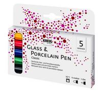 Marqueur pour porcelaine - KREUL - Glass & Porcelain Pen - Noir - Indélébile