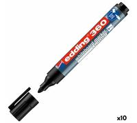 Marqueur pour tableau blanc Edding 360 Rechargeable Noir [10 Unités]