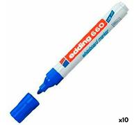 Marqueur pour tableau blanc Edding 661 Tableau blanc Bleu Blanc [10 Unités]