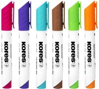 Marqueur pour tableau blanc Kores K MARKER XW1 pointe ogive Étui de 6 pièces