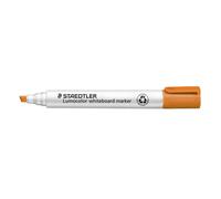 Marqueur pour tableau blanc STAEDTLER 351 B-4 Lumocolor, pointe biseaut e, orange (bo te de 10)