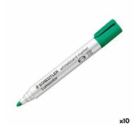 Staedtler Lumocolor Lot de 10 Marqueurs pour Tableau blanc Vert