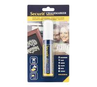 Securit – Gros marqueur craie liquide toutes surfaces Chalkmarker 15 mm – Blanc