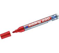 Marqueur pour tableaux blancs edding 250 rechargeable 1,5-3mm rouge Paquet de 10 pièces