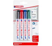 Marqueur pour tableaux blancs - EDDING - 620 - Pointe fine 1,5-3 mm - Lot 4 - Encre pigmentée effaçable