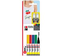 Marqueur pour textile 'Textil Painter', blister de 5
