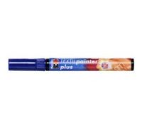 Marabu Marqueur textile Painter Plus – pointe ogive 3 mm – bleu foncé