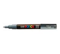 Uni Mitsubishi Pencil Marqueur POSCA PC1MC – Pointe conique extra-fine 0,7–1 mm – Gris ardoise