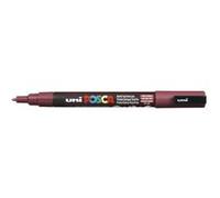 Marqueur Pte conique fine POSCA PC3M 0,9 - 1,3mm Lie de Vin G