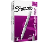 Sharpie – Marqueur permanent métallique à pointe fine – Argent – 1 unité