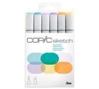Marqueur sketch, kit de 6 'Pale Pastels'