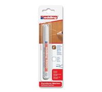 edding Marqueur pour meubles 8900 4-8900-1-4624, blanc pur, pointe ronde 1,5-2 mm