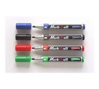 Marqueur Stabilo Mark-4-all - marqueur à encre permanente pointe ogive noir Noir G