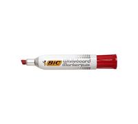 Bic - Marqueur Tableau Velleda 1781 Pointe Biseautee Rouge Rouge G