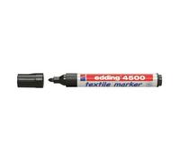 edding Marqueur pour textiles 4500 – noir – pointe ronde 2–3 mm – lavable en machine 60 °C – 1 stylo