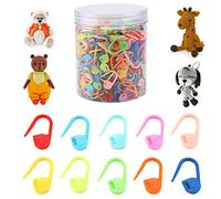 Marqueur Tricot,Tricot Verrouillage Epingles, 500 Pièces Marqueurs de Point à Tricoter Marqueurs de Mailles Verrouillables Marqueur Crochet pour Crocheté et Projets Tricotés, 10 Couleurs