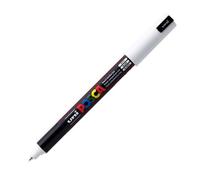 Marqueur peinture - POSCA - - Pointe Calibrée Extra-Fine - Couleur Blanc - Largeur de Trait 1-10 mm