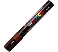 Marqueur Uni Pc-5m - Posca - Lot De 6 Pièces - Pointe De 1.8 - 2,5 Mm - Utilisation Opaque Et Précise - Marron