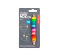Kikkerland Marqueur pour verre Arc-en-ciel