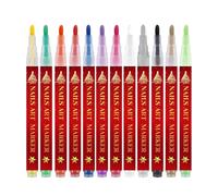 Marqueurs À Ongles 12 Couleurs Outil de Manucure à Séchage