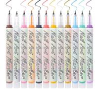 Marqueurs à ongles pour filles - 12 couleurs séchage rapide imperméable peinture manucure | 0,7mm Marqueurs à ongles femmes - Pour dessin point pointillé sculpture acrylique maison salon beauté et soi