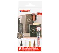 Marqueurs à peinture brillante 5 pcs Multicolore 780 edding