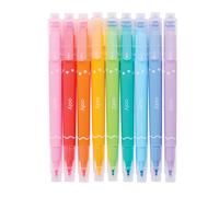 Marqueurs à tampons Confetti Stamp ? 9 marqueurs double pointe avec tampons ludiques multicolor TU