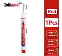 Marqueurs À Tête Longue Pour Stylo Perforateur En Métal,Trou Profond De 20mm,Étanche,Calcul À Chaud,Travail,Décoration,Multi-Usages,1 À 100 Pièces - Type 20mm Red 1pcs