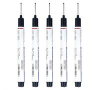 Marqueurs à trou profond à tête longue, pointe étendue de 20 mm, encre permanente étanche, stylos de marquage en métal pour la construction, le travail du bois et l'installation de matériel