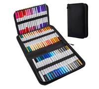 Marqueurs Acryliques À Double Extrémité - Ensemble De 72 Couleurs, Stylos À Peinture Opaques Multicolores | Marqueurs Acryliques À Pointe Souple, Brosse Pour Toile, Bois, Pierre, Artisanat Fait À La M