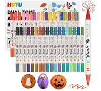 Marqueurs Acryliques - Underscore - 72 Couleurs - 36 Stylos - Pointe Durable - Indélébile.