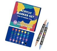 Marqueurs aquarelle double face, stylos pinceaux flexibles, stylos à dessin artistiques pour coloriage artistique, pointe au design créatif, stylos pinceaux aquarelle, art flexible pour enfants